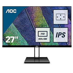 Hình ảnh Màn Hình Máy Tính AOC 27V2Q 27'' FHD (1920x1082) 5ms 75Hz IPS AMD FreeSync - Hàng Chính Hãng