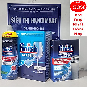 Hình ảnh COMBO FINISH: VRB Classic 90 viên + Muối 1,2kg + Bóng 750ml