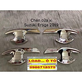 Ốp hõm cửa Suzuki ertiga 2022-2019 Nhựa ABS Mạ Crom Sáng Bóng