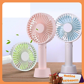 Mua Quạt Mini Tích Điện Cầm Tay Có Đế - Hàng Loại 1