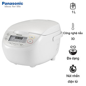 Mua Nồi cơm điện tử Panasonic SR-CL108WRAM dung tích 1L  bảo hành 12 tháng - Hàng chính hãng