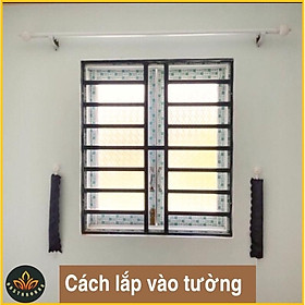 Mua Thanh treo rèm Phi 32 LOẠI 1   khung rèm đầy đủ phụ kiện