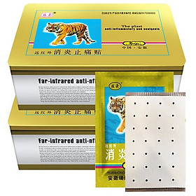 10 bịch Cao dán con hổ - Miếng dán con cọp - Cao tráng cốt chỉ thống xạ hương - 1 bịch gồm 2 miếng dán đôi - Mã số 1065