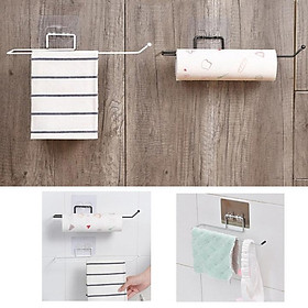 Mua Giá Treo Cuộn Giấy Vệ Sinh - treo khăn - treo cuộn màng bọc đồ ăn dán tường