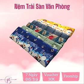 Nệm Gòn Xếp Đa Năng, Nệm Gấp Văn Phòng, Nệm Xếp Thiết Kế Gọn Nhẹ, Có Túi Đựng, Topper Văn Phòng DÀy 2CM ( Giao Màu Ngẫu Nhiên )