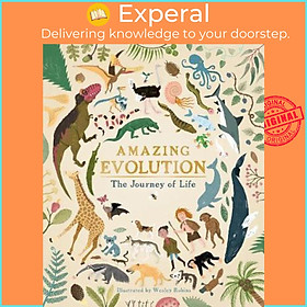 Sách - Amazing Evolution : The Journey of Life by Anna Claybourne (UK edition, hardcover)