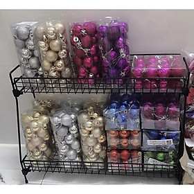 Mua Set 24 trái châu mini trang trí cây thông