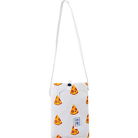 Túi Tote Đeo Chéo Living Nhỏ Trắng Pizza Xinh Store