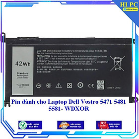 Pin dành cho Laptop Dell Vostro 5471 5481 5581 WDXOR - Hàng Nhập Khẩu 