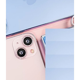 Mua Bộ miếng dán kính cường lực Camera Diamond đính đá cho iPhone 13/ 13 Mini hiệu Greencase Lens Ring bảo vệ camera - Hàng nhập khẩu