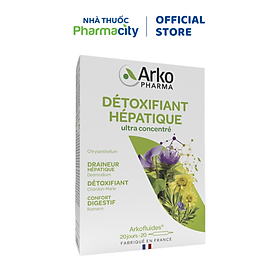 Thực Phẩm Bảo Vệ Sức Khỏe ARKOPHARMA DETOXIFIANT HEPATIQUE (Hộp 20 ống)