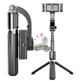 Mua Gậy chống Rung Gimbal Stabilizer L08  Có 3 chân đỡ  Tặng kèm nút bấm BLT hàng cao cấp(BH 12T)