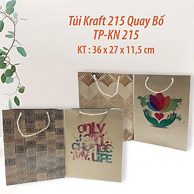 Tk24-Túi Kraft Quay Bố Số 4-36 X 27 X 11.5Cm