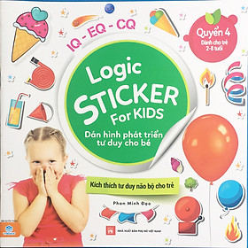 [Download Sách] Logic Sticker for kids - dán hình phát triển tư duy cho bé - quyển 4