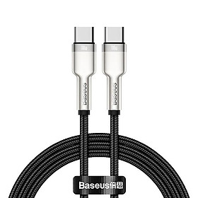 Mua Cáp sạc siêu nhanh 100W Baseus Cafule Series Metal Data Cable Type-C to Type-C (100W) (Hàng chính hãng