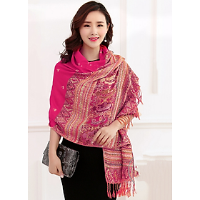 Khăn choàng pashmina thổ cẩm 03