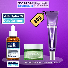 Combo Kem dưỡng Retinal Bakuchiol Amazing Night Cream 10ml, tinh chất da dầu MULTI HYDRA B5 MAX SERUM, kem dưỡng rau má hũ THE PURE JEJU CICA 40 CERAMIDE CREAM( 3 sản phẩm)