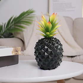 Resin Pineapple Ornament Home Decor Object Decorative Item for Desktop