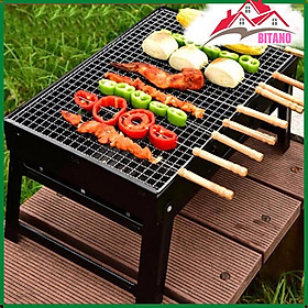 Mua BếP NướNg Than Hoa Không Khói BITANO Cao CấP Dễ Dàng Gấp Gọn Mang Đi – Kích Thước 28X35Cm