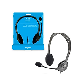 Tai nghe chụp tai Logitech H111 - Hàng chính hãng
