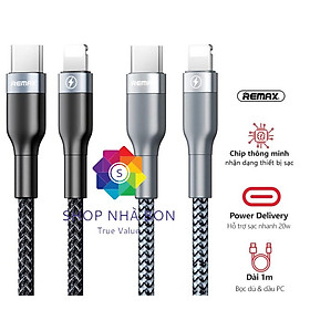 Mua Cáp sạc nhanh Remax RC-009i 20W cho iPhone - Màu ngẫu nhiên - Hàng nhập khẩu