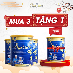 Sữa Non Diasure 850GNEWbổ sung thêm Nano Canxi, Omega3,... Mua 3 tặng 1hộp 450GSữa dành cho người tiểu đường - Diasure tiểu đường