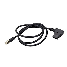 D Tap Male to 4 Pin Mini XLR Female Adapter Power Cable For Camera TVlogic Monitor