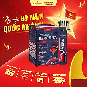 Tiền Liệt Khang Serobita hỗ trợ hạn chế sự phát triển của u xơ, phì đại lành tính tuyến tiền liệt (20 gói) - Nutramed