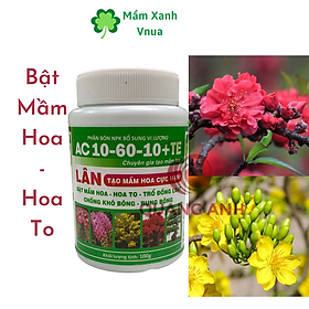 Mua Siêu Bật Mầm Hoa - Kéo Dài Hoa - Chống Rụng Bông - Hoa To Đẹp 10-60-10-TE - Chai 100gr