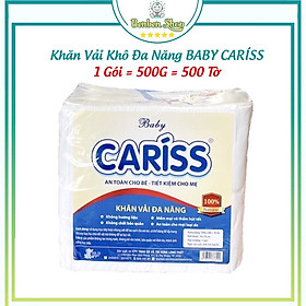 Mua Khăn vải khô đa năng Baby Cariss 500 tờ x 19cm (0 5kg)