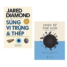 Combo Kinh Điển Về Lịch Sử Nhân Loại: Súng, Vi Trùng Và Thép (Tái Bản) + Lược Sử Thế Giới / Không Những Về Lịch Sử và Tiền Sử Nhân Loại Mà Còn Có Tầm Ảnh Hưởng To Lớn Về Thực Tiễn Chính Trị