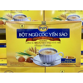 Combo 6 Hộp Bột Ngũ Cốc Yến Sào PiPi Tặng 1 Hộp - Nhà Yến Nha Trang