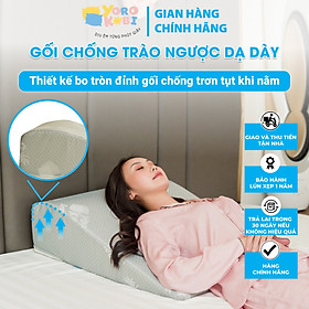 GỐI CHỐNG TRÀO NGƯỢC DẠ DÀY CẢI THIỆN TÌNH TRẠNG TRÀO NGƯỢC YOROKOBI. KÍCH THƯỚC 60X60X16CM. GỐI LÀM GIẢM CHỨNG KHÓ THỞ KHI NGỦ TẠO GIẤC NGỦ SÂU