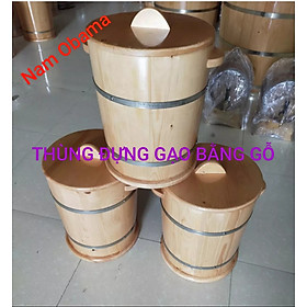 Mua Thùng đựng gạo bằng gỗ loại 50 kg