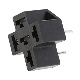 Hình ảnh 40Amp 5Pin Relay Connector PC Board Mount Relay Socket PCB Relay Connector