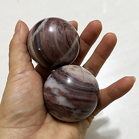 Bi lăn tay đá tự nhiên nhiều size đường kính từ 3cm đến 5cm cho cả nam và nữ ( đá thật của Việt nam) nhiều màu