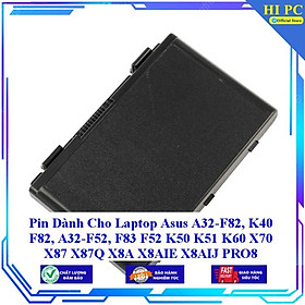 Pin Dành Cho Laptop Asus A32-F82 K40 F82, A32-F52 F83 F52 K50 K51 K60 X70 X87 X87Q X8A X8AIE X8AIJ PRO8 - Hàng Nhập Khẩu 