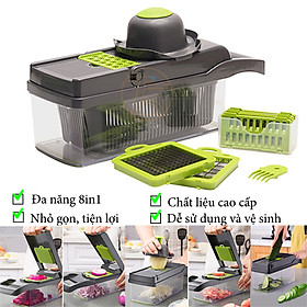 Mua Dụng Cụ Cắt Hạt Lựu  Bào Thái Sợi Củ Quả Đa Năng Kèm Thêm Rổ