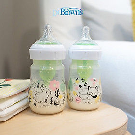 Combo 2 bình sữa Dr.Brown's Options Plus cổ rộng 150ml