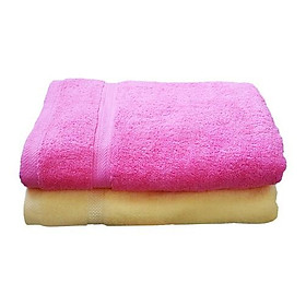 2 khăn tắm cotton 70x140cm