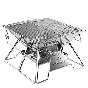 BẾP NƯỚNG THAN HOA CAO CẤP CAMPINGMOON 6-8 NGƯỜI MT-2