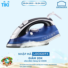 Bàn Ủi Hơi Nước Lock&Lock ENI331BLU (2200W) - Xanh - Hàng Chính Hãng
