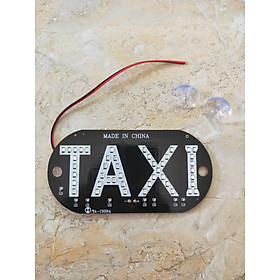 Bảng đèn LED chữ TAXI gắn kính chắn gió Ô tô Đấu nối 12V