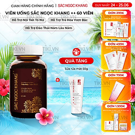 Viên Uống Sắc Ngọc Khang ++ chống lão hóa da, giảm nám, tàn nhang cao cấp (Hộp 60 Viên)