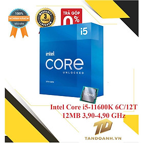 Bộ vi xử lý Intel Core i5-11600K 6C/12T 12MB Cache 3.90 GHz Upto 4.90 GHz