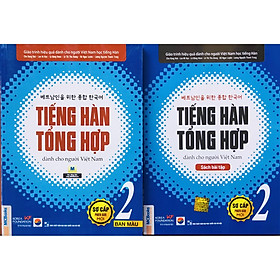 Sách - Combo Tiếng Hàn Tổng Hợp Dành Cho Người Việt Nam Sơ Cấp 2 - Học kèm App (Giáo trình In màu + SBT) - MC