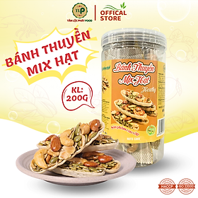 BÁNH THUYỀN MIX HẠT TÂN LỘC PHÁT - HŨ 200G