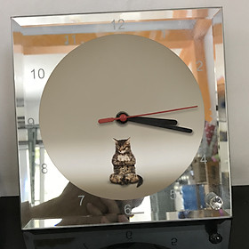 Mua Đồng hồ thủy tinh vuông 20x20 in hình Buddhism - đạo phật (41) . Đồng hồ thủy tinh để bàn trang trí đẹp chủ đề tôn giáo
