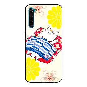 Ốp Lưng in cho Xiaomi Redmi Note 8 Mẫu Mèo May Mắn 1 - Hàng Chính Hãng