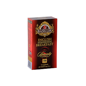 Trà đen Ceylon Basilur English Breakfast – Specially Classic – túi lọc 50g